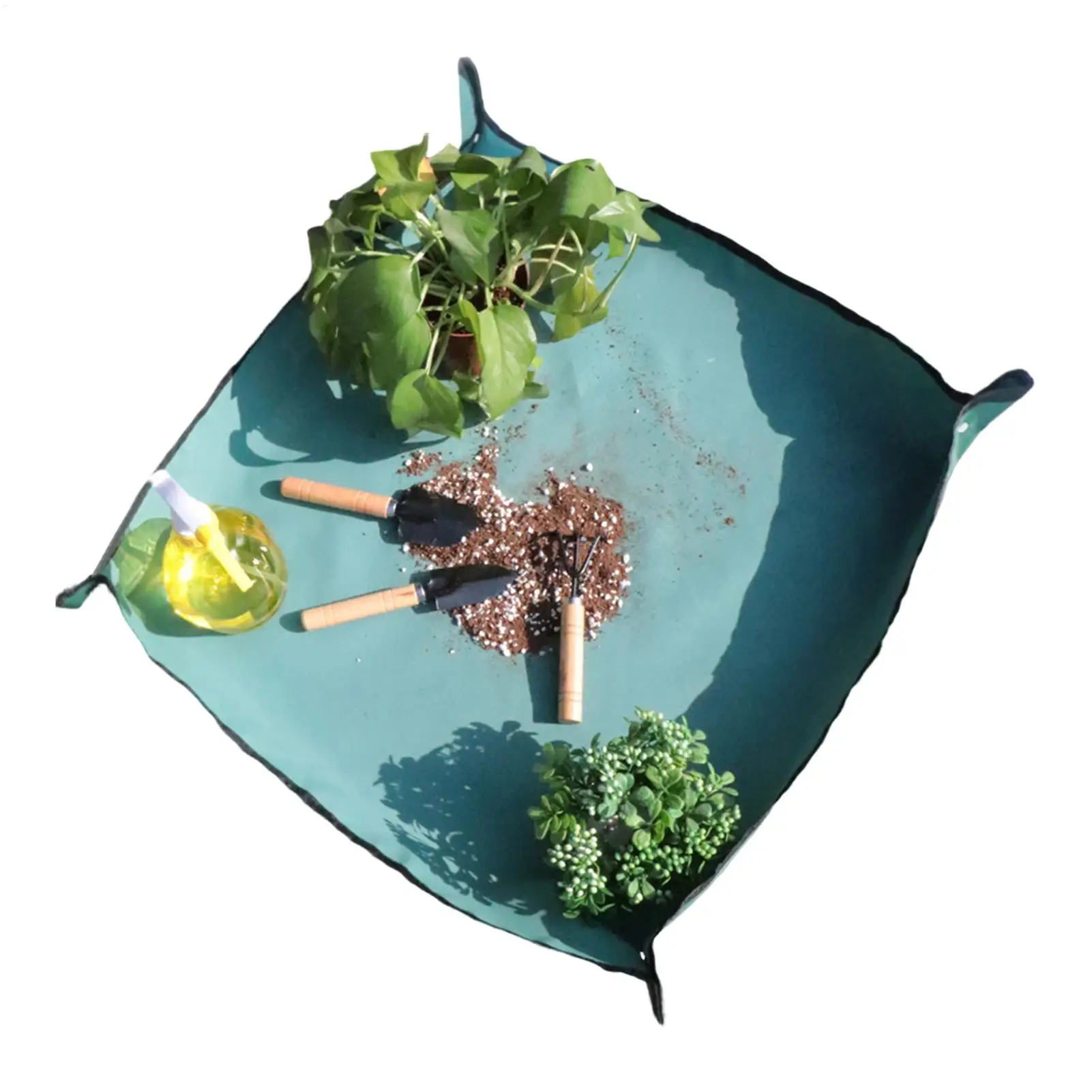 

Plant Repotting Mat 29.5x43.3in Thickened Foldable Waterproof Oxford Garden Indoor Planting Mat for Succulents Flower Orchid