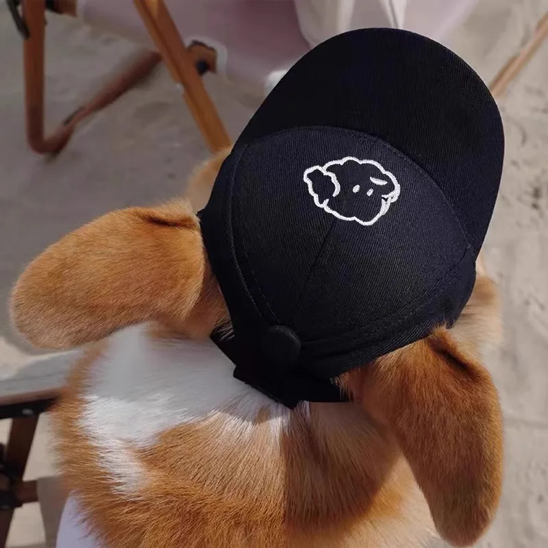 Dog Outdoor Sunshade Baseball Cap Pet All-match Hat Kitten Hat Korean Style Cute Corgi Teddy Pet