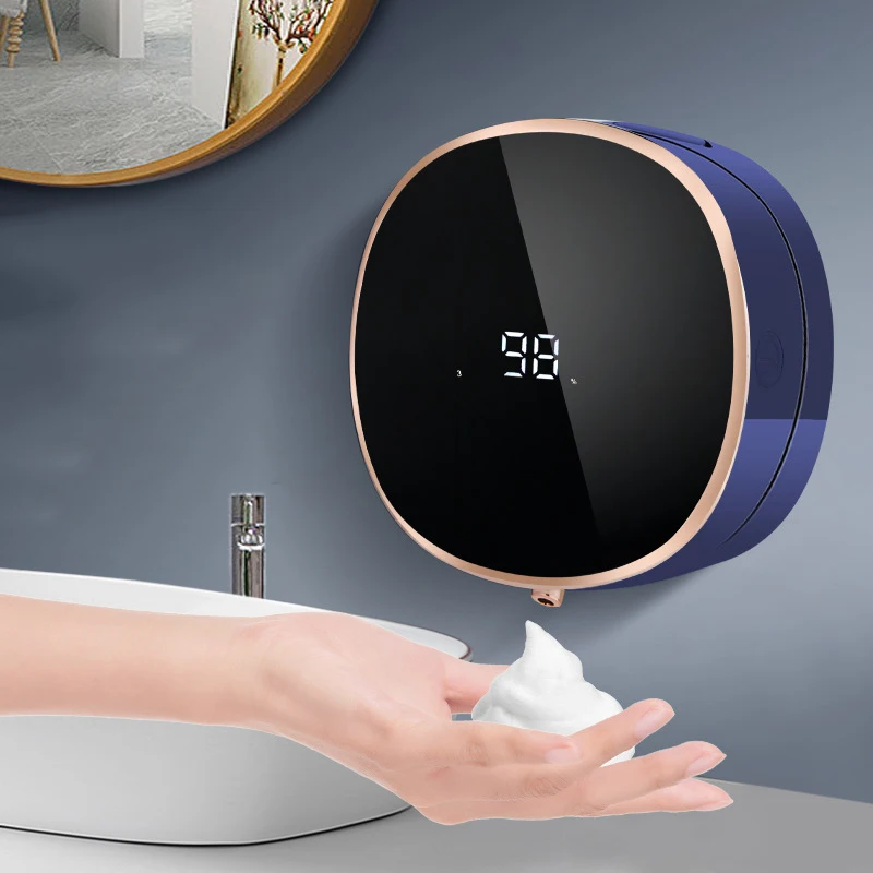 Automatic Foam Soap Dispensers For Bathroom Smart Washing Hand Machine With USB Charging Three Colors High Quality ABS Material