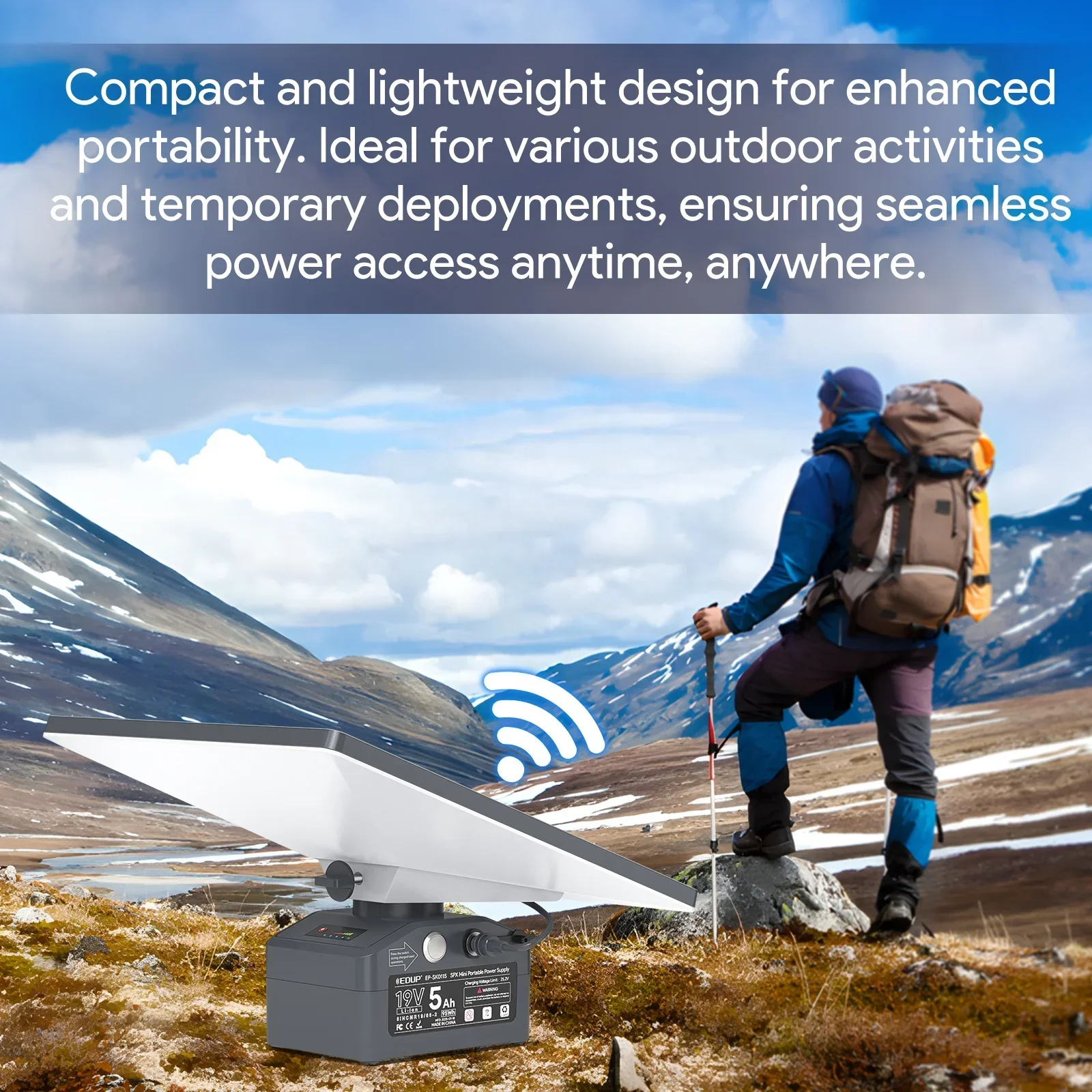 EDUP Patented Starlink Mini Por Fuente de alimentación SK0115 95W SPX Mini Por Power Bank Batería con largo tiempo de trabajo S2