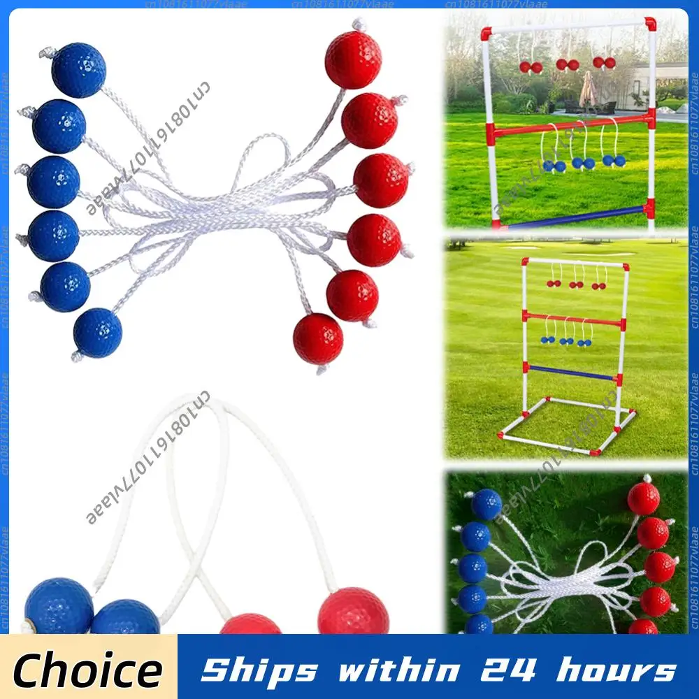 

6 Pack Ladder Ball Replacement Ladderball Bolas Ladder Ball Toss Game Replacement Bolo Balls for Toss Match Yard Lawn Golf Game