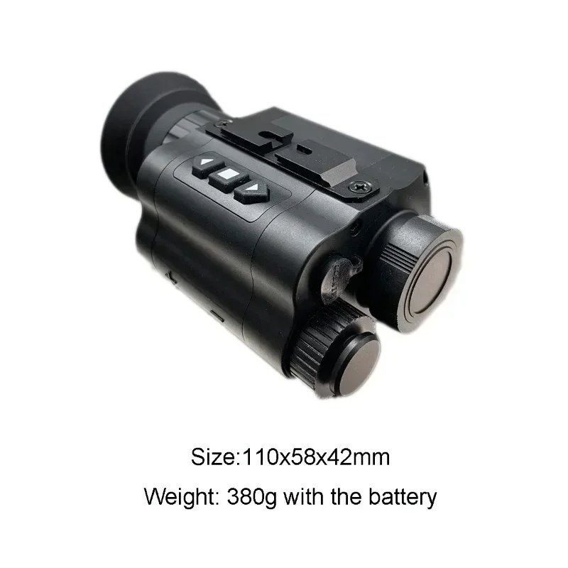 Mini Portable LWIR Thermal Imaging Night Vision Clip-on Hunting Monocular