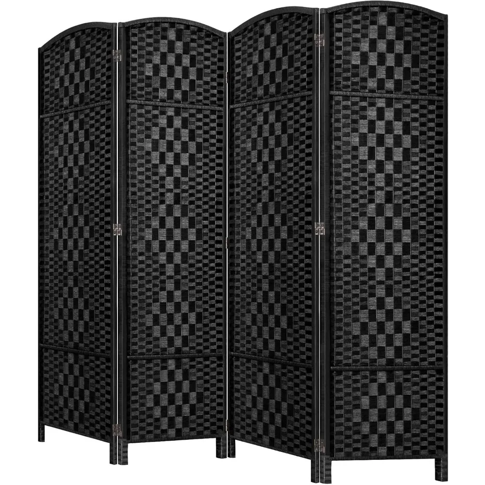 

6 ft.Tall Room Divider, Rooms Dividers and Folding Privacy Screens, 16" Privacy Screen 4 Panel Partition Rooms Dividers for Room