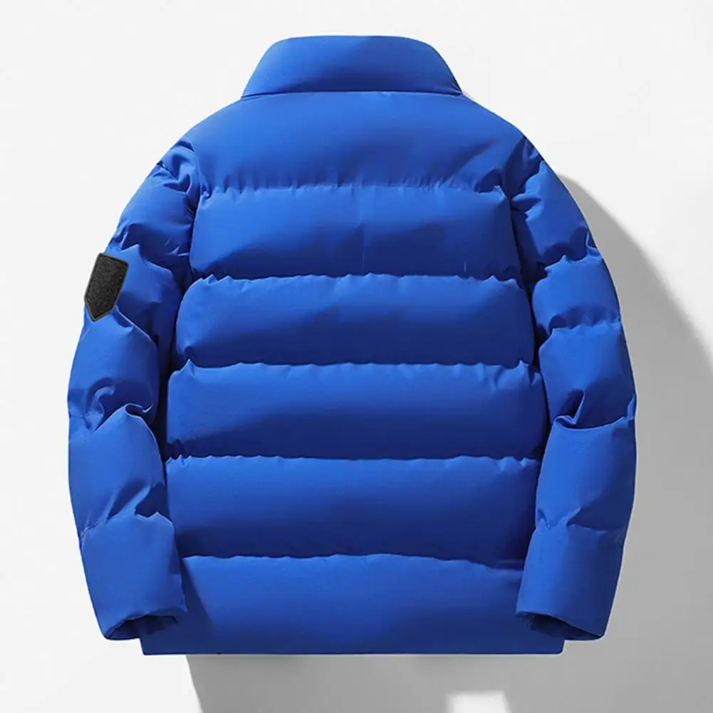 

Thickened Cotton Jacket For Men Women Stand Collar Warm Casual Loose Fit Winter Couple Windproof Bread Jacket Winter Coat