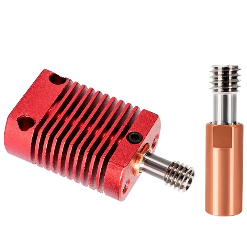 M6 스레드 등급 5 티타늄 및 구리 스로트, 4.1mm 보어, 대부분의 소모품, MK7/8 엔더 3/3 V2/5, CR-10/20 용, 2 개