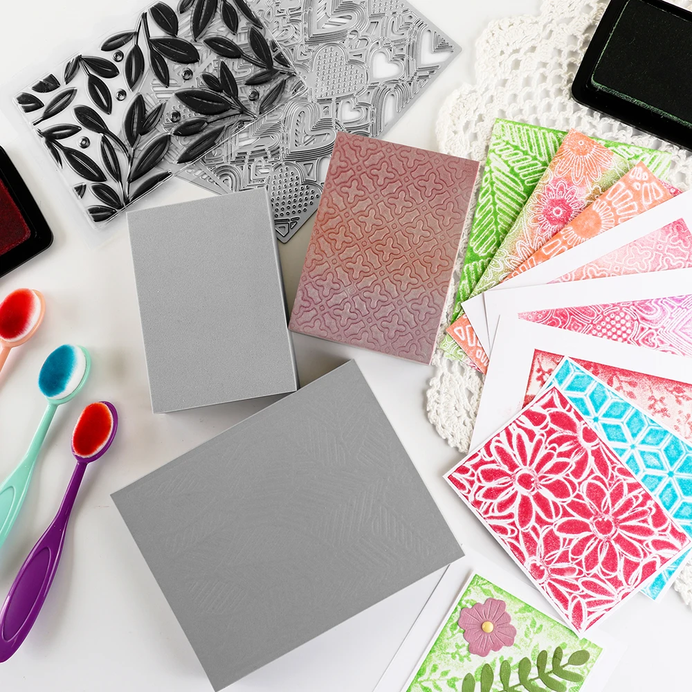 Reusable Stamping Foam To Create Reverse Stamped Background Blending Tool For DIY Embossing Card Front Making Scrapbooking Tool