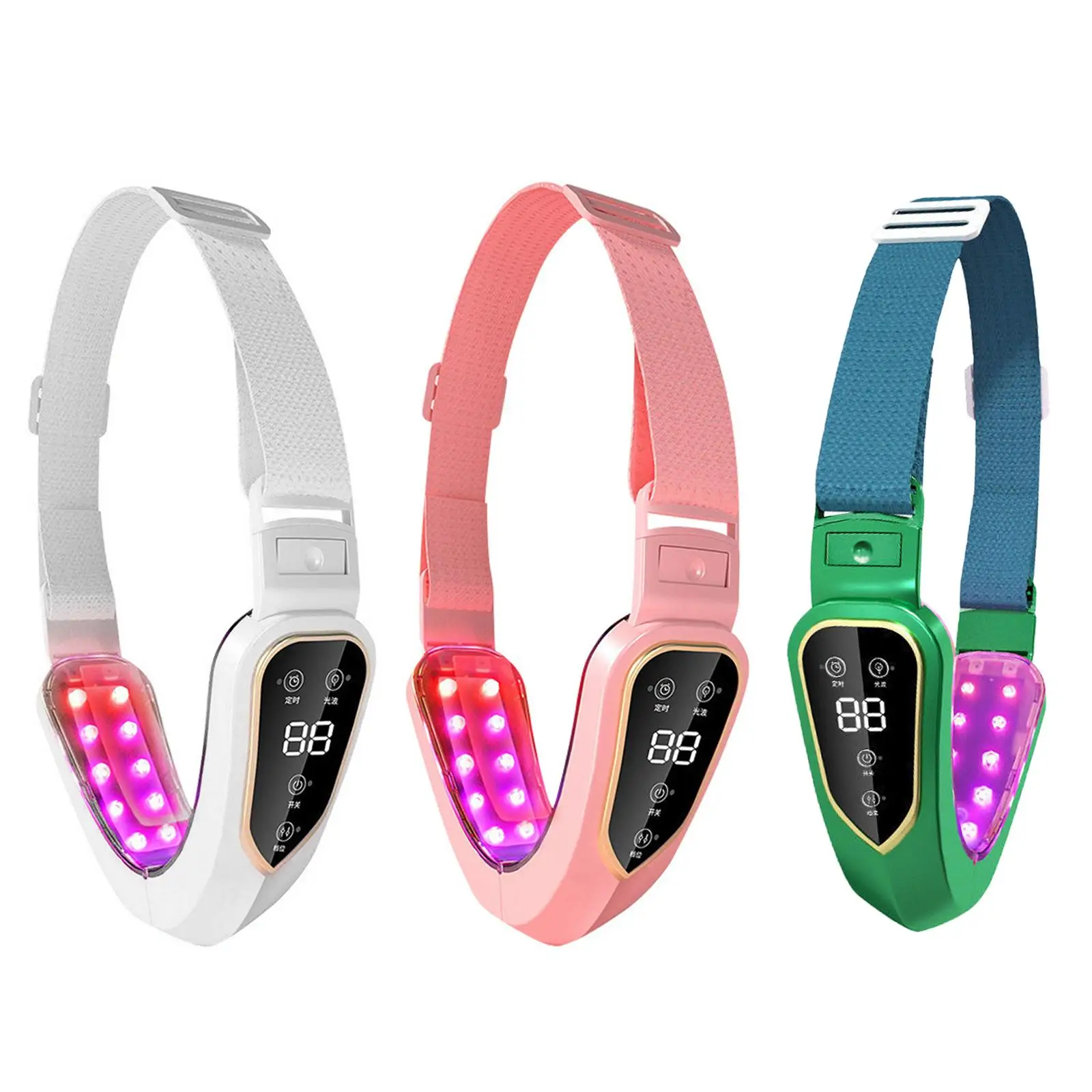 V Face Machine Electric V Shaped Face Slimming Strap Facial Lifting Belt for