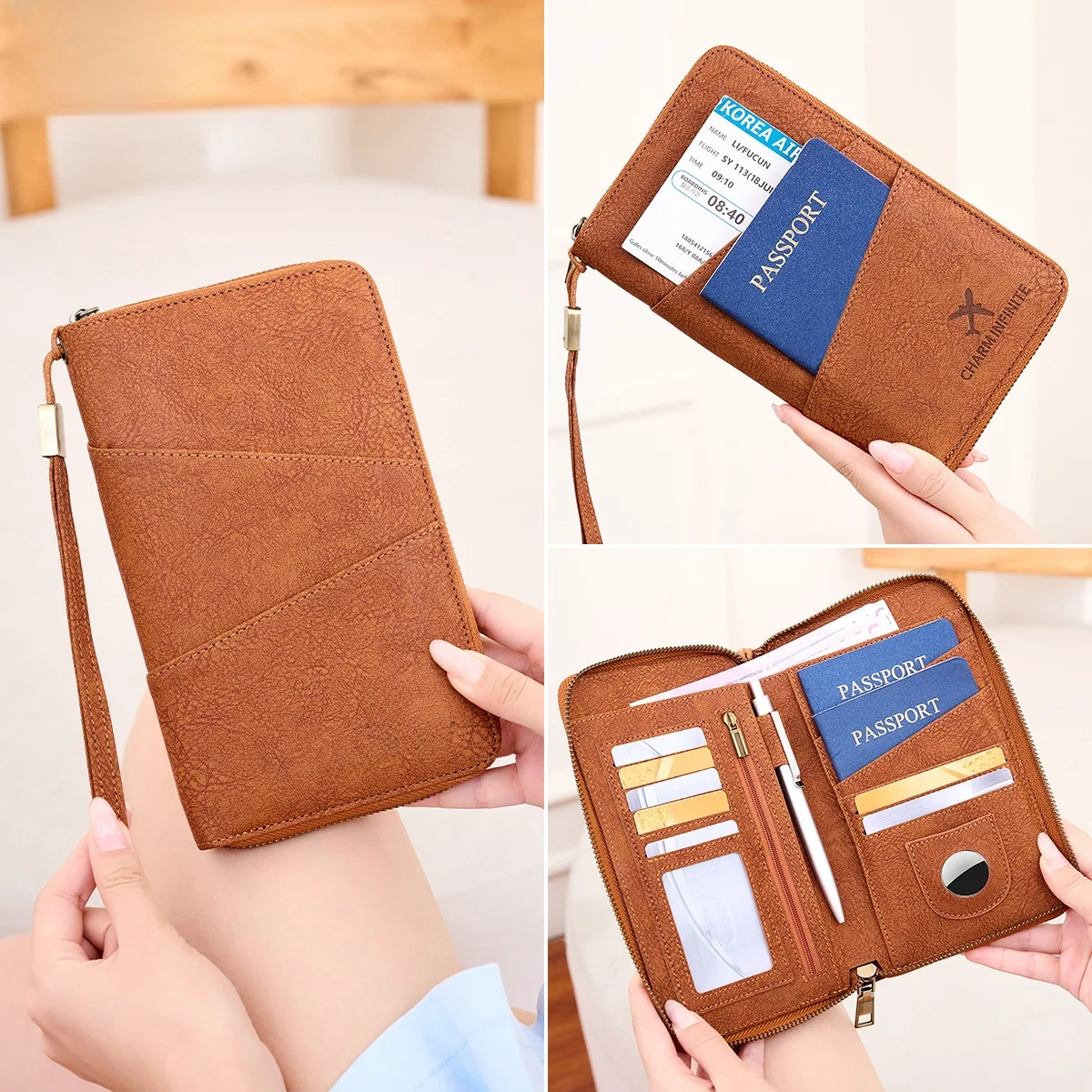 new-rfid-passport-holder-travel-document-storage-bag-multi-function-anti-loss-airtag-tracker-bag-for-students-daily-use