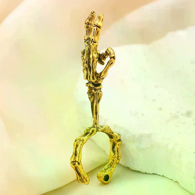 Vintage Personality Cigarette Holder Ring Of Cigarette Holder Bracket Rings For Men Party Jewelry