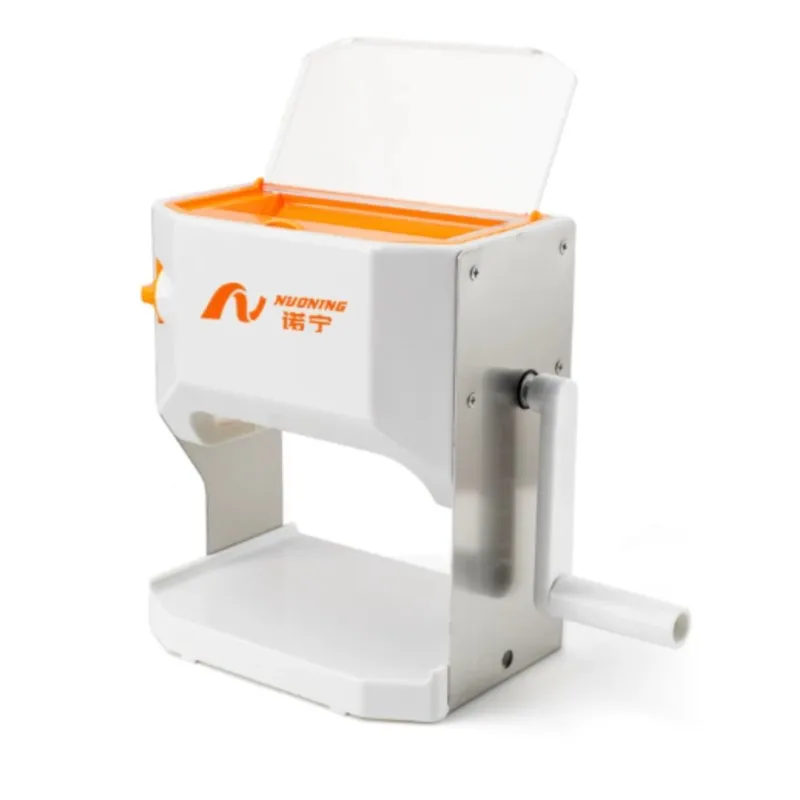 Hand Crank Pasta Machine Household Manual Noodle Maker, Dough Roller For Dumpling Wrapper Wonton Skin, Detachable Washable
