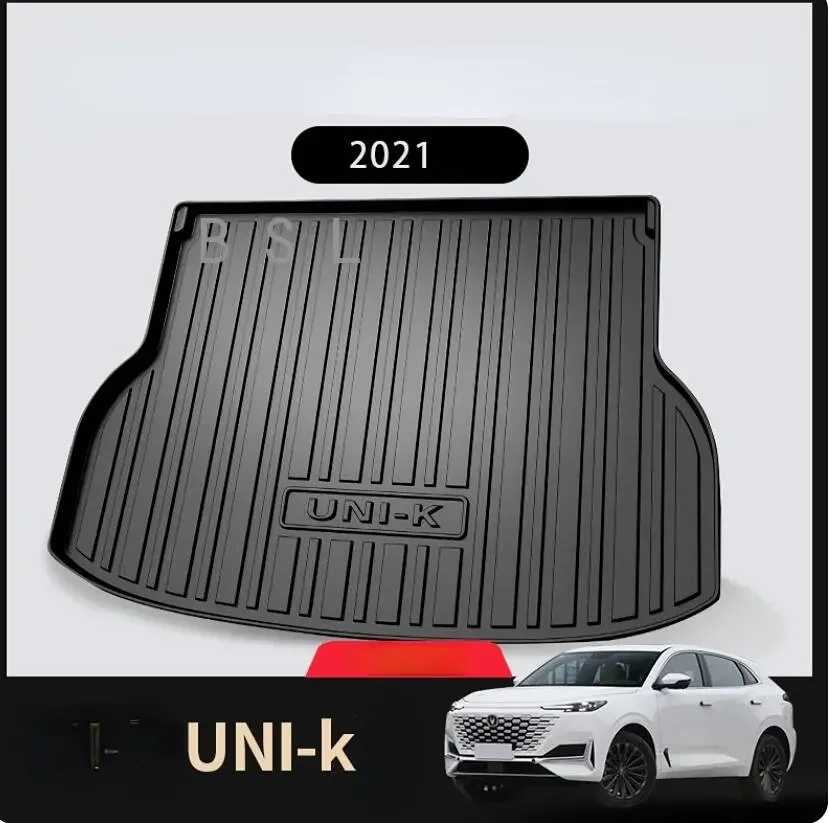 

For Changan UNI-K UNIK 2021-2023 Car Styling Rear Trunk Liner Cargo Boot TPO Trunk Mat Floor Tray Mud Kick CarpetAccessories