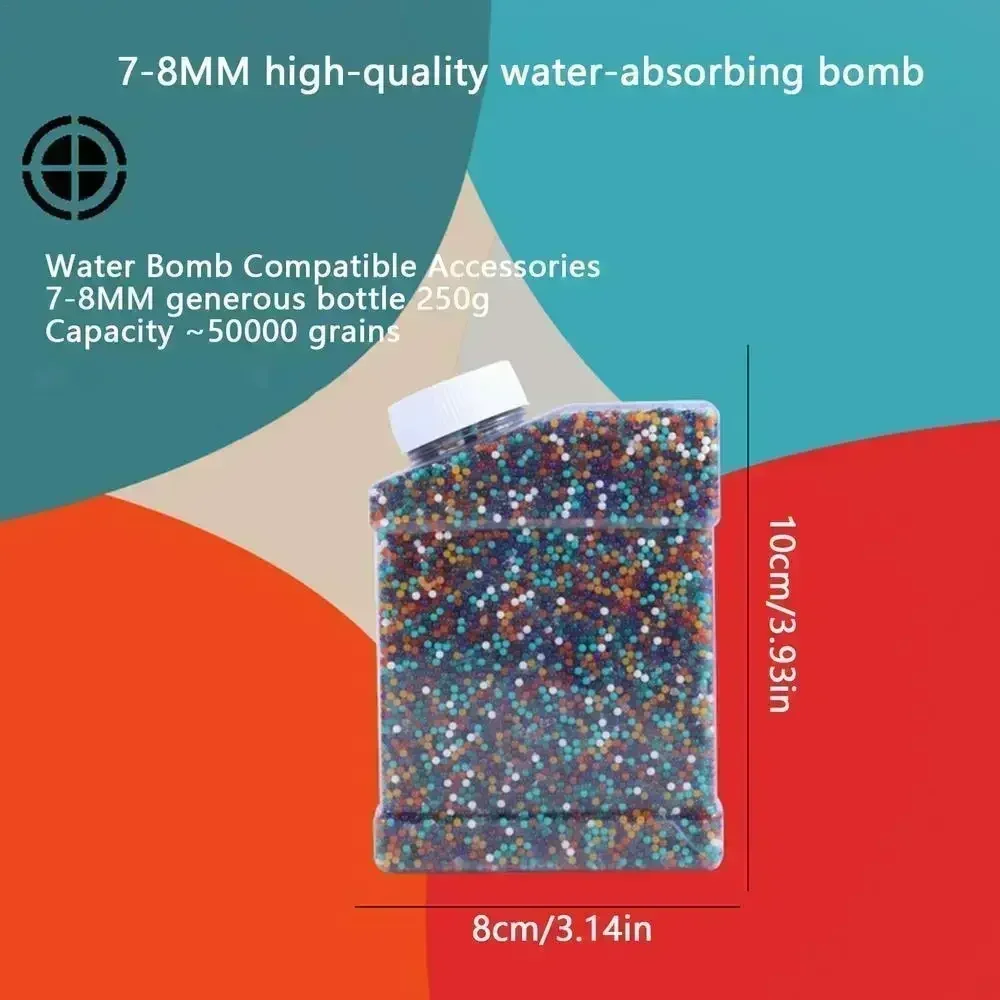 50000Pcs High-Quality, Fun Crystal Slime Water-Filled Toys Toy Water Beads Kids Flowers Growing Up Water Hydrogel Balls