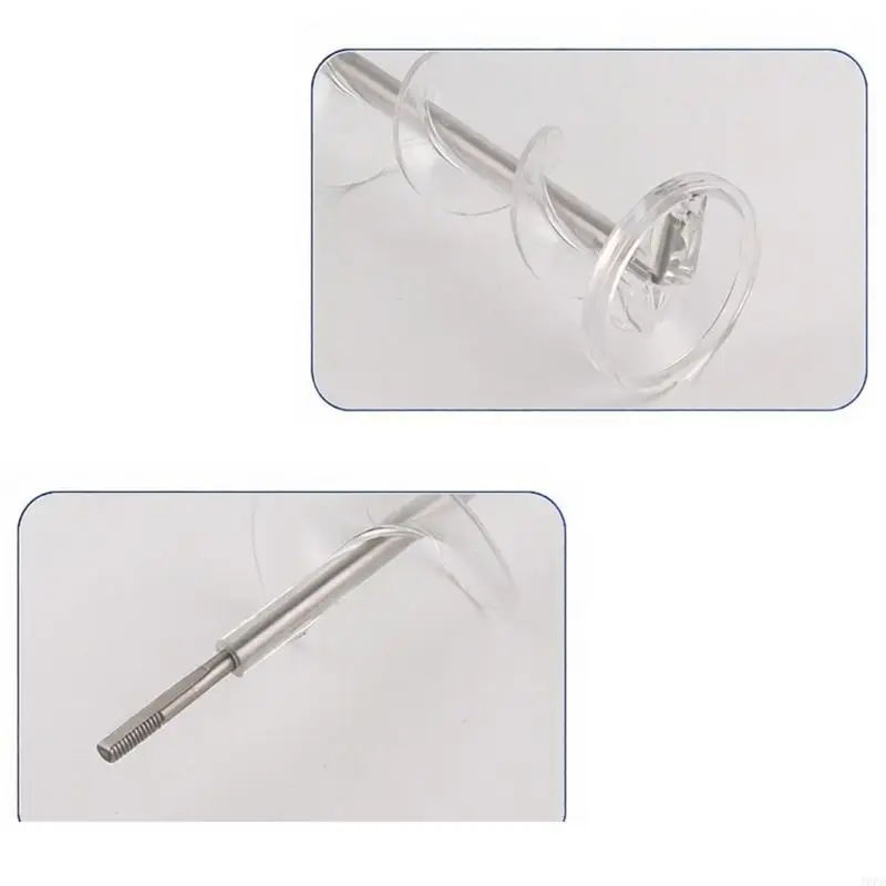 J6PE Refrigerator Repair Part WR17X11705, Auger Replacement with Metal Shaft and Plastic Blade Construction for Routine