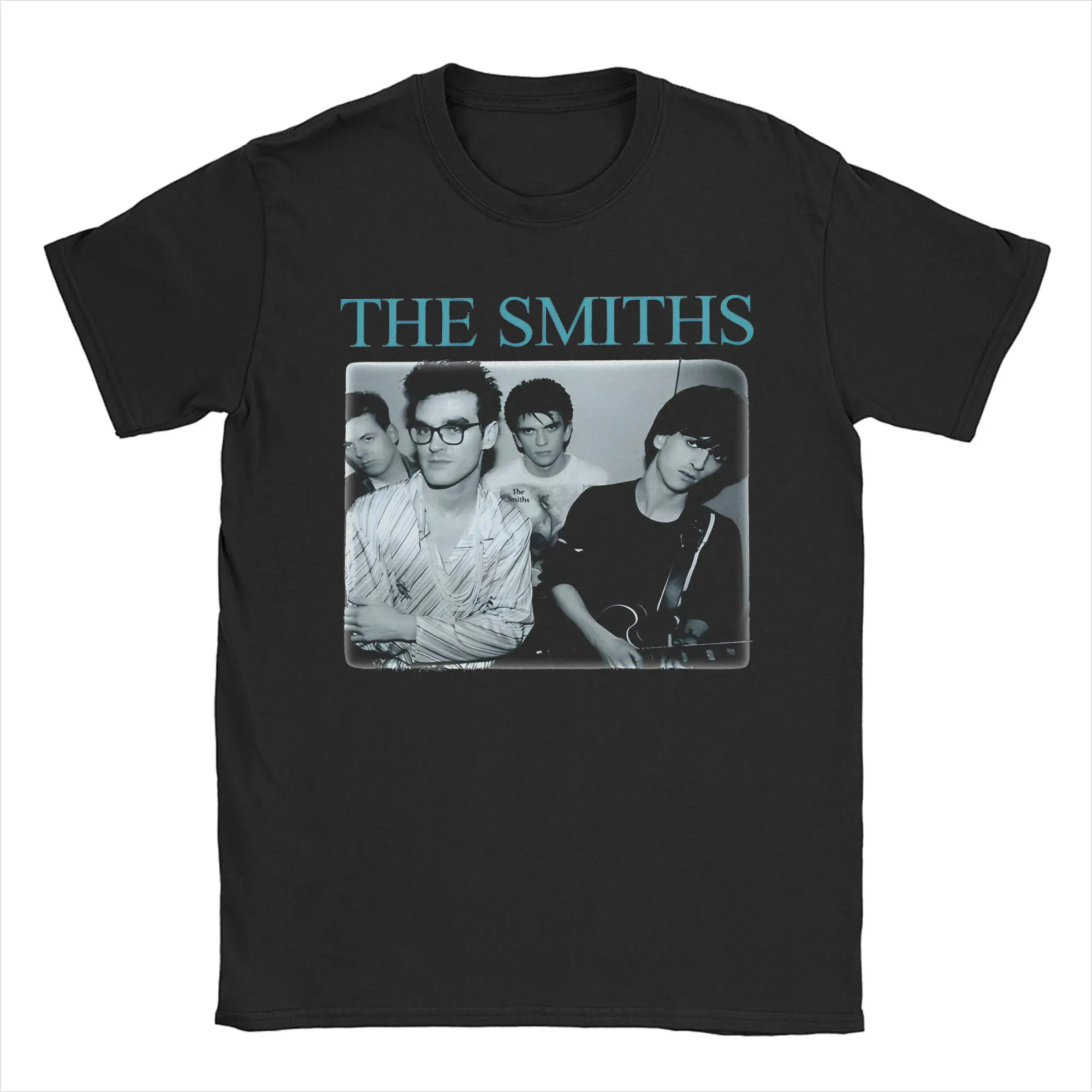 Graphic Printed The Smiths T Shirt for Men Women Rock Band 100% Cotton T-shirts Short Sleeve Clothing