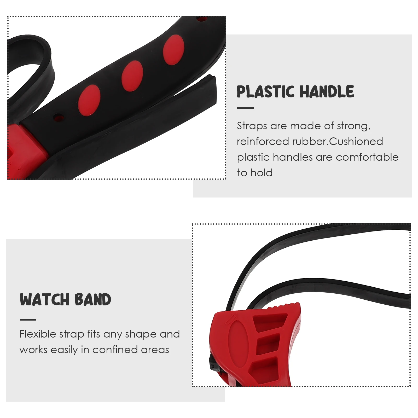 

Rubber Strap Wrench Bottle Opener Belt Jar Tool Flexible Adjustable strap wrench opener auto repair anti slip strong rubber