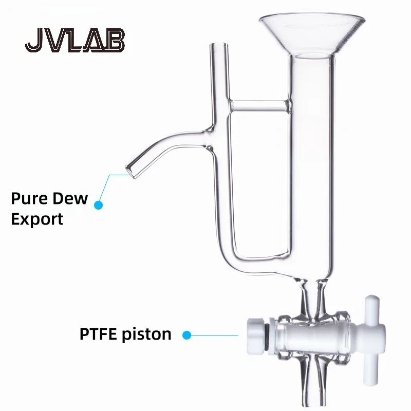 Essential Oil Hydrosol Separator 25ml/250ml PTFE Piston Funnel Low-Dose Precision Fractionation Purification JVLAB - Image 5
