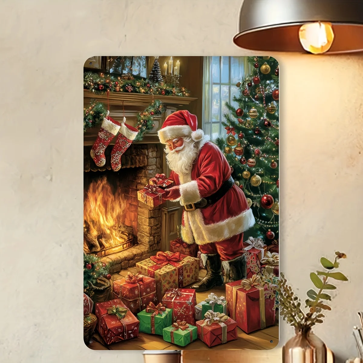 Vintage-Beschilderung, geeignet für Haus- und Garagendekoration |   Vintage-Weihnachtsdekoration, perfekt für die Raumdekoration