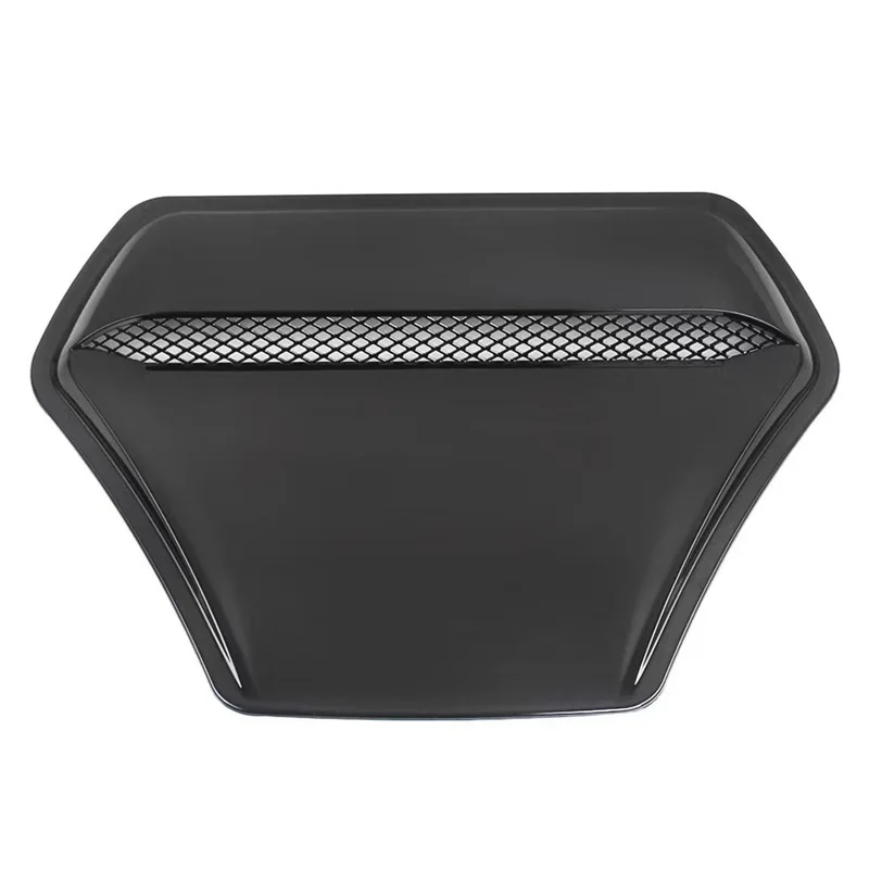 Automodificatie Buitendecoratie Motorkapdecoratie Ventilatiepaneel, ABS Koolstofvezel, Zwarte Buitenonderdelen Insectenschermen
