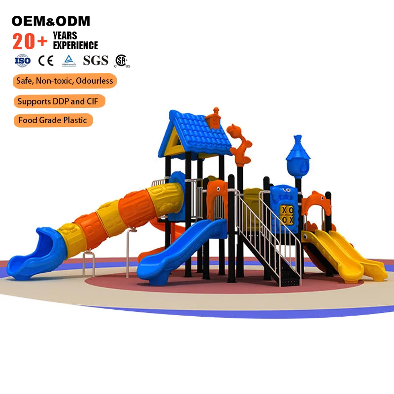 Shengxin Q83 Ecofriendly  Metal Outdoor Adventure Center For Parks Kindergartens Capacity 1020 Passengers