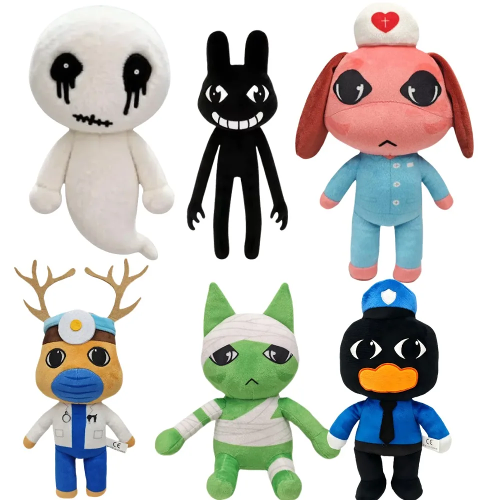NEW Animal Hospital Plush Doll Toy Horror Game Blue Dog Soft Stuffed Doll Toy Fans Collectible Gift Home Decoration # - view 2