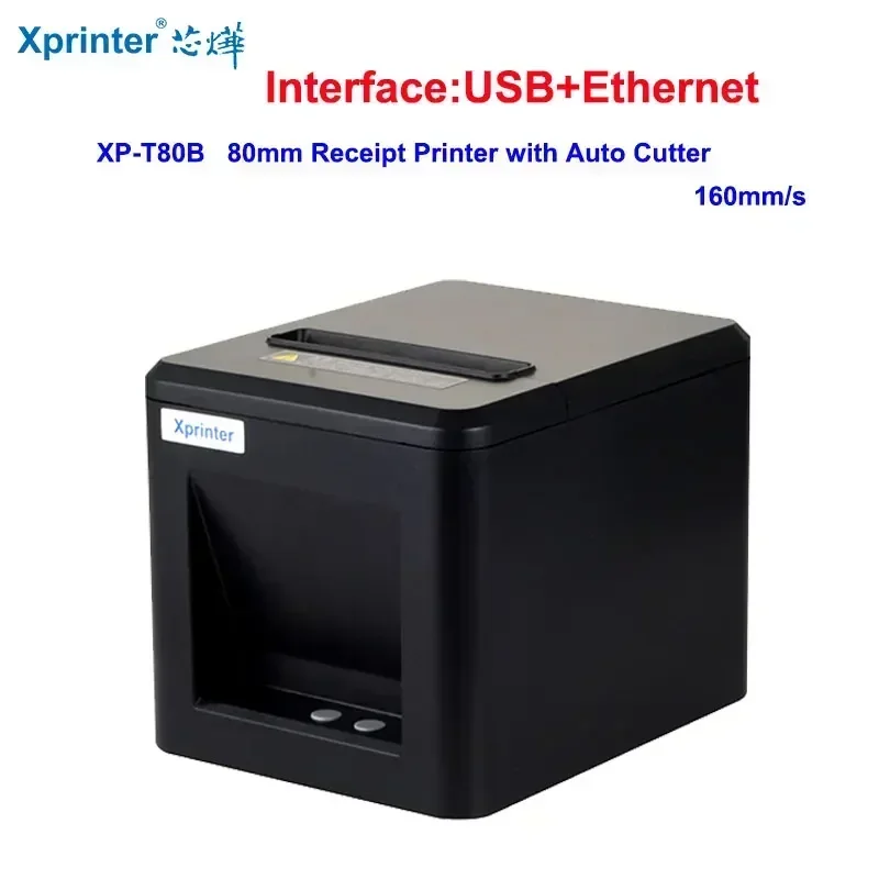 جديد! الجملة الأصلي السيارات القاطع 80 مللي متر الإيصالات الحرارية/طابعة المطبخ/مطعم آلة نقاط البيع XP-N160II XP-T80A C260M