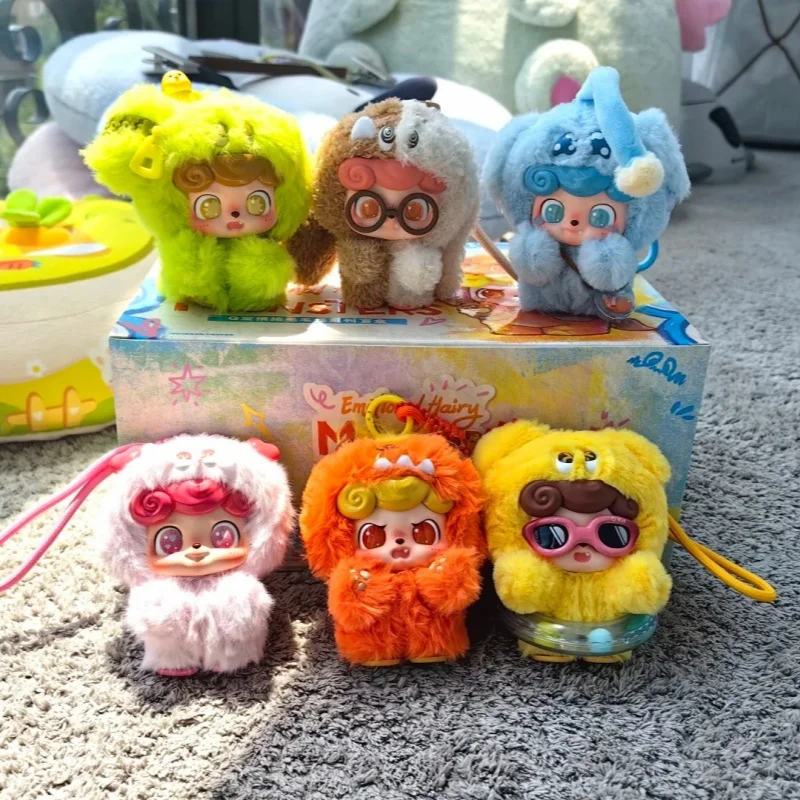 

Newq Baby Emotional Hairy Monsters Series Blind Box Ornament Trendy Cute Doll Toys Pendant Mysterious Surprise Festive Gift