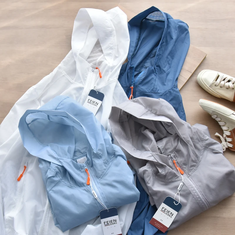 

Ультратонкая дышащая кепка с лазерной перфорацией для пар, защитная одежда от солнца, европейский стиль, свободный крой, длинный рукав, городской стиль