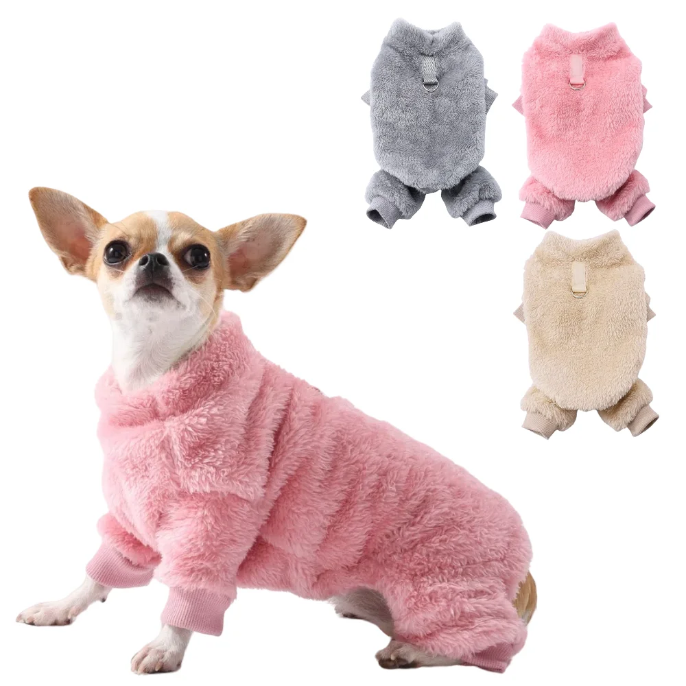 Winter-Hundekleidung, klein, groß, mittelgroß, für Hunde, weicher Fleece-Pullover, dicker Welpenmantel, warme Haustiere, Jacke, Kostüme, Chihuahua-Hundezubehör