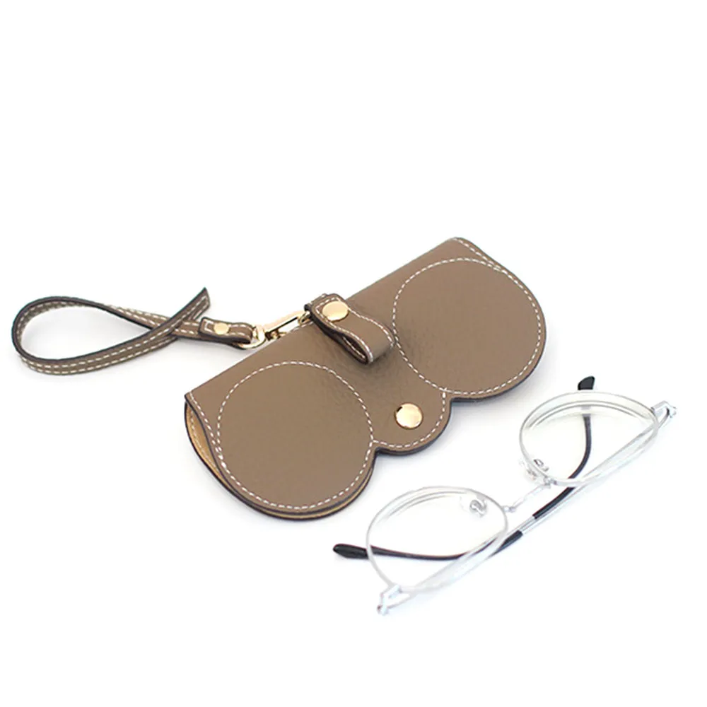 Nhà Thiết Kế Chính Hãng Da Kính Dành Cho Phụ Nữ Cao Cấp Phụ Kiện Mắt Đơn Giản Dễ Thương Dây Di Động Kính Mát Giá Đỡ Túi