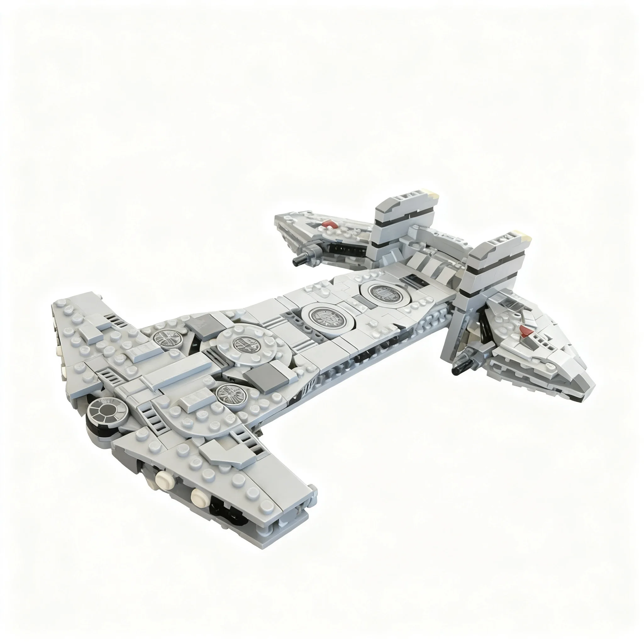 921pcs MOC Stargate Ships 4 Pack! Icons Model Toy Building Blocks Christmas Gifts Architecture 3D Display Birthday Assemble