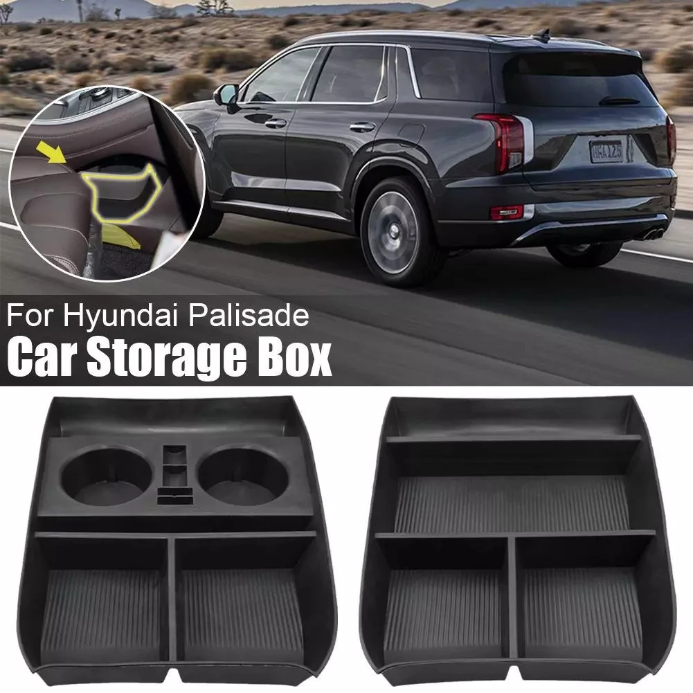 For Hyundai Palisade 2019 2020 2021 2022 2023 2024 Car Central Console Organizer Armrest Storage Box Tray Holder Container