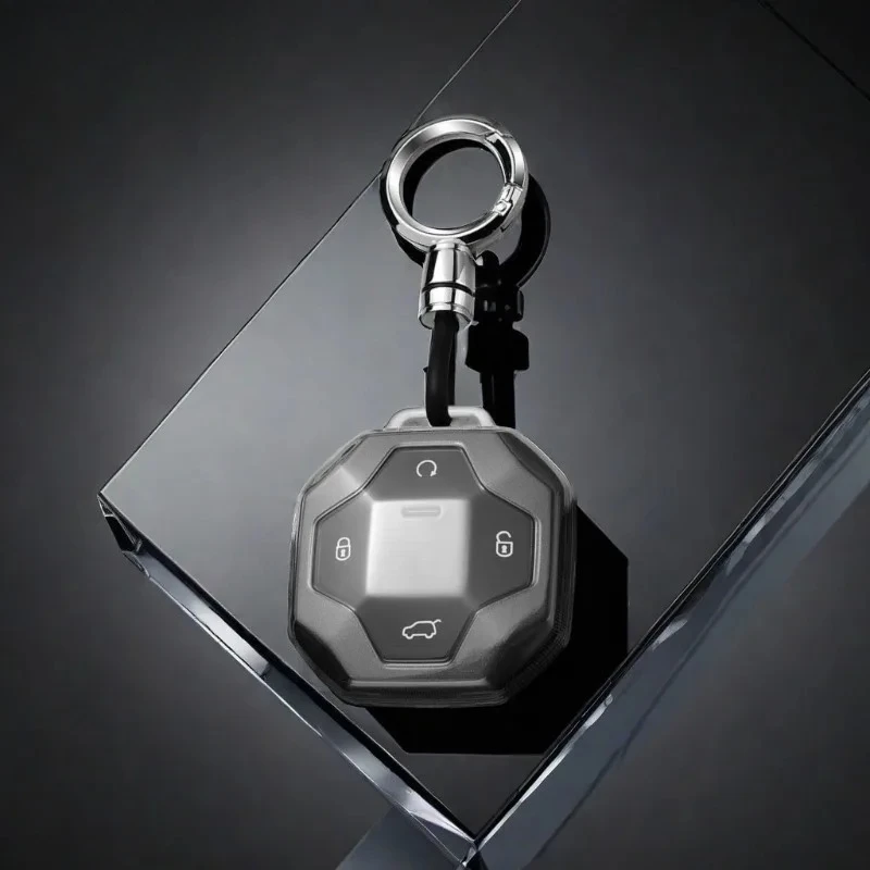 

Автомобильный смарт-брелок из ТПУ, чехол для брелока для Chery Jetour Traveller T2 2023 2024, защитный держатель, аксессуары для ключей