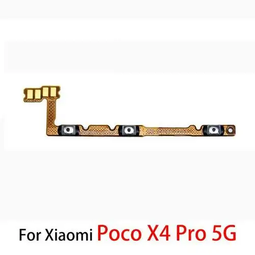 original For Xiaomi Poco F1 F2 F3 X3 X4 X5 M3 Pro NFC 4G 5G Power Switch On/Off Button Volume control Key Button Flex Cable ﻿