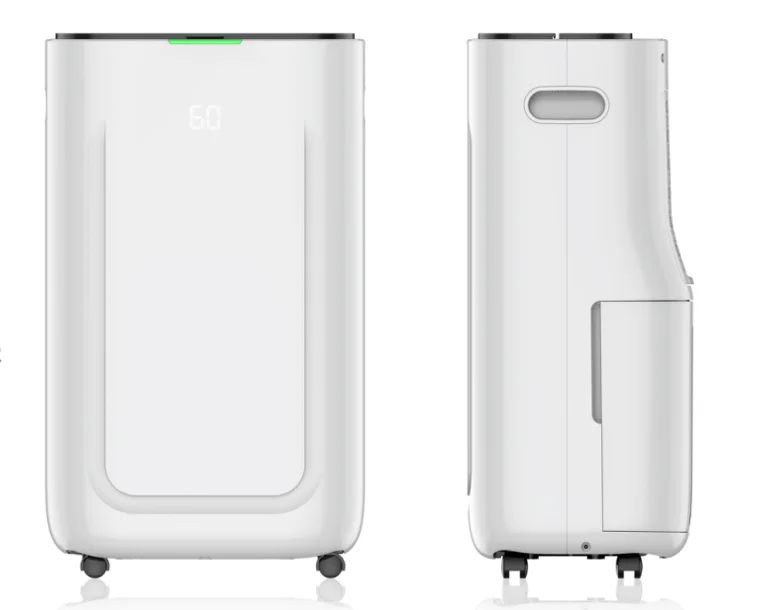 Thuis 6,5l Grote Watertank Ontvochtiger Voor 25l Ontvochtiger Voor Badkamer Slaapkamer Met Auto Uitgeschakeld 3 Kleuren Led Licht