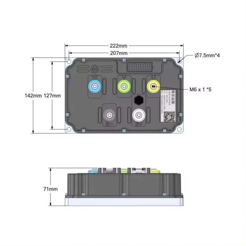 ND721200 48v/60v/72v 20000W Scooter elettrico BLDC Controller Fardriver