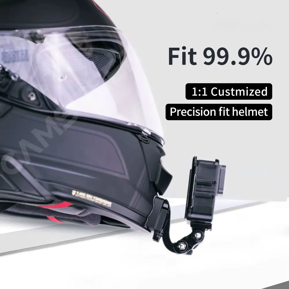 for SHOEI GT Air2 Helmet Custom Aluminium Chin Mount for GoPro Hero 13 12 11 10 DJI Action 5pro 4 Insta360 X4 X3 Ace pro Camera