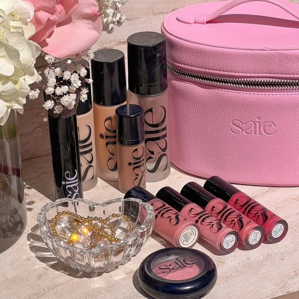 3 ألوان كوريا السائل أحمر الخدود روزي الطفل الفلفل الحار مثير الوجه الوردي سطع تسليط الضوء على روج ساي Starglow لامعة الخد الشفاه العين 3in1 ماكياج #4