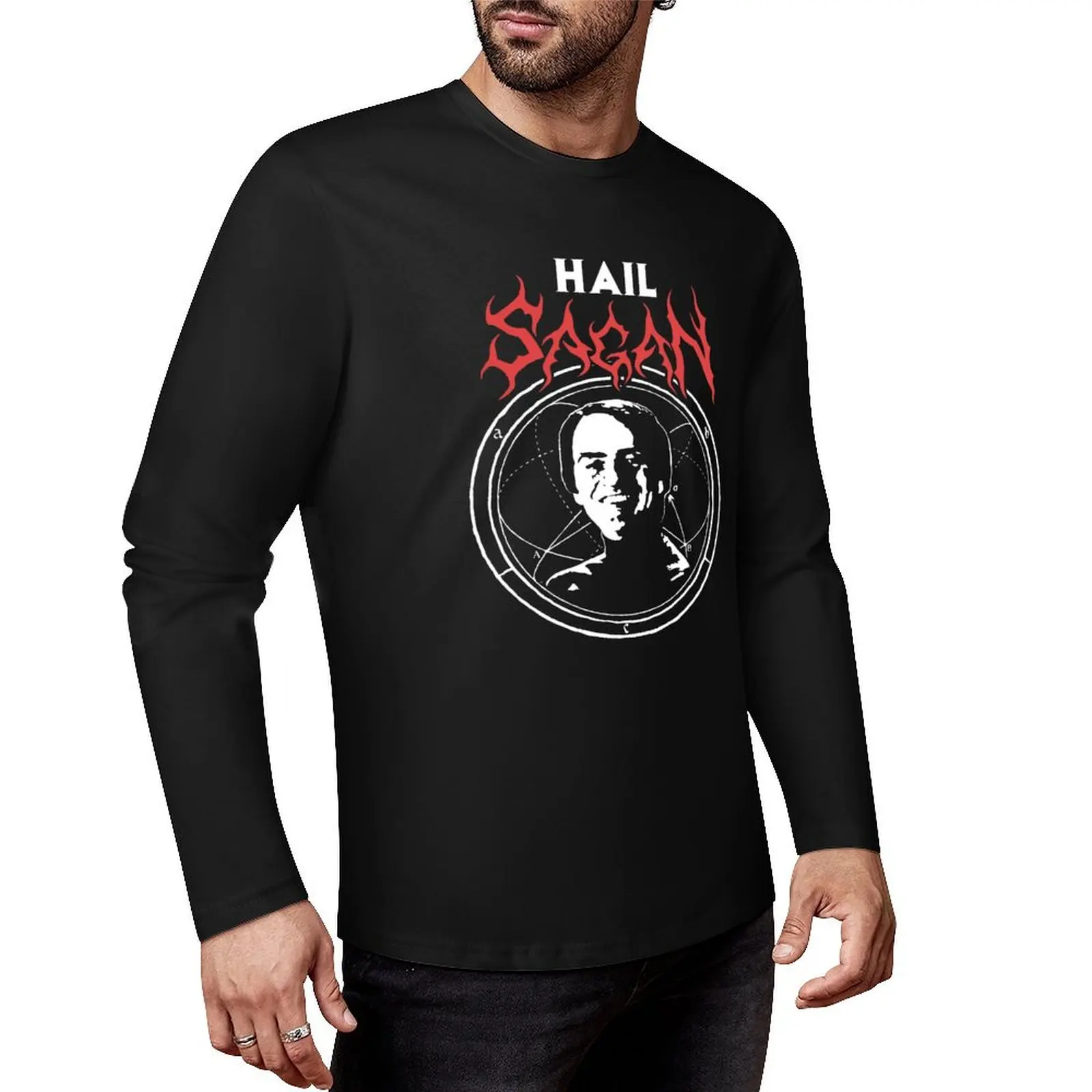 HAIL SAGAN Long T-Shirt anime clothes boys white t shirts t shirt man sweat shirt clothes for men