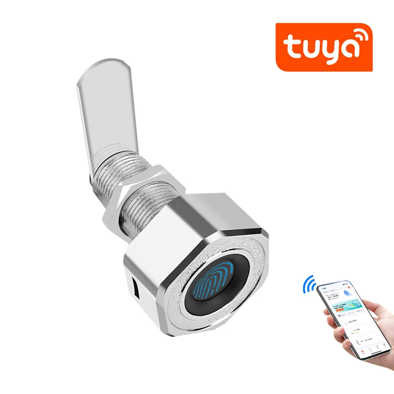 Tuya SmartLife APP Fernbedienung Smart Fingerabdruck Schrank Schublade Strongbox Briefkasten Elektroschloss