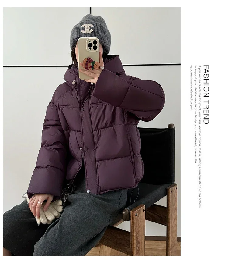 Korean style Soft Warm Cotton Bread Jacket Winter New Loose Versatile Cotton Women's Coat Fashion Casual Down Cotton Parkas 2026