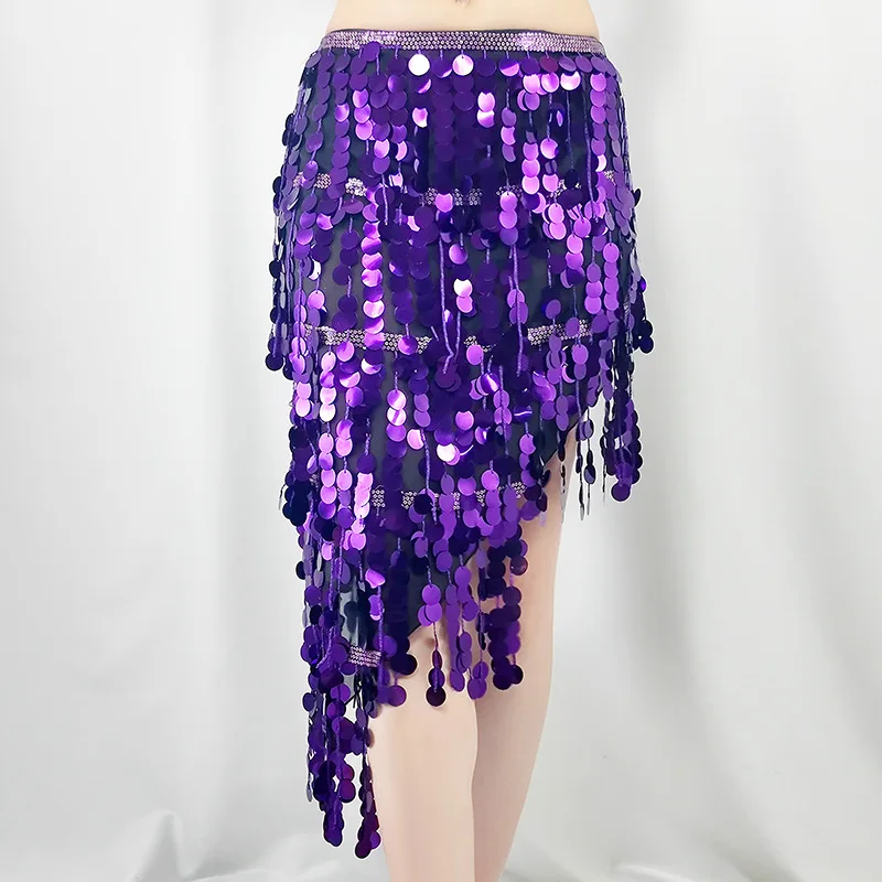 النساء الترتر الرقص الشرقي طويل وشاح الورك شرابات كرنفال زومبا تنّورة ملفوفة الهذيان الزي الحفل حزام خصر زي عربي