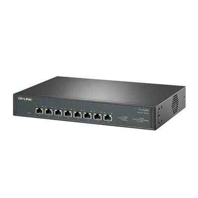 Tp-link TL-ST2008 스위치 이더넷 웹 관리자, 채굴 기계 백본 네트워크, 10 기가비트 스위치, 10000mbps, 8x10gbps, RJ45