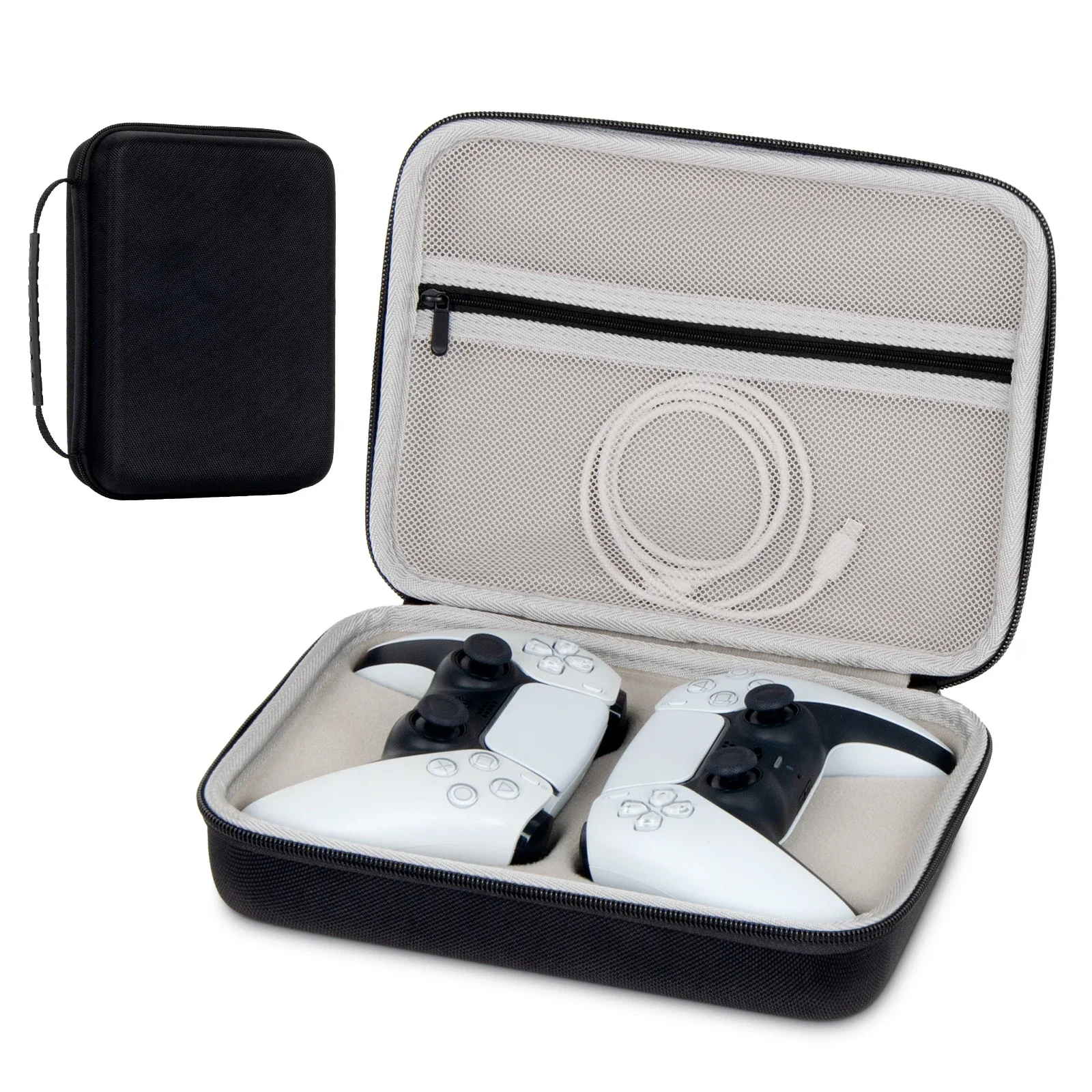 

For PS5 PS4 Two Gamepad EVA Gamepad Carry Case EVA Cover Shell Protective Case For Sony Plastation 5 4 Controller Accessories