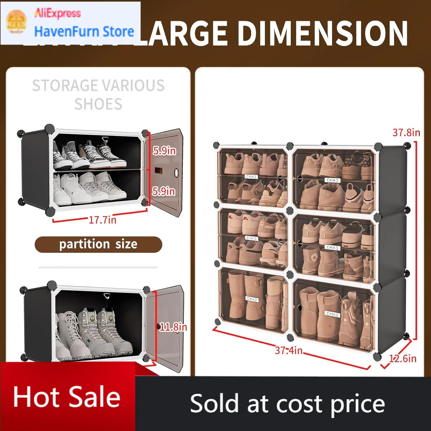 

Activity priceShoe Rack,Expandable Shoe Cabinet Easy to Assemble. Shoe Storage with Door,Entryway, Closets, Hallway, and Bedroom