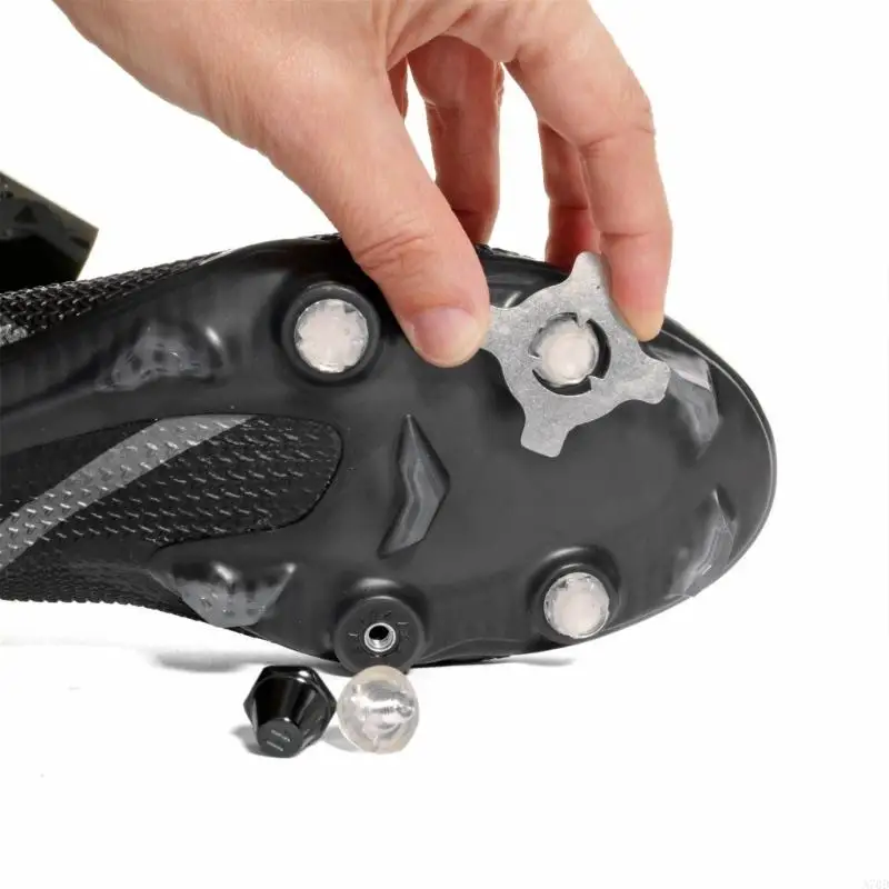 12 pcs sepak bola boot paku aluminium sepatu sepak bola penggantian sepatu boot sepak bola aksesoris sepatu sepak bola a70d
