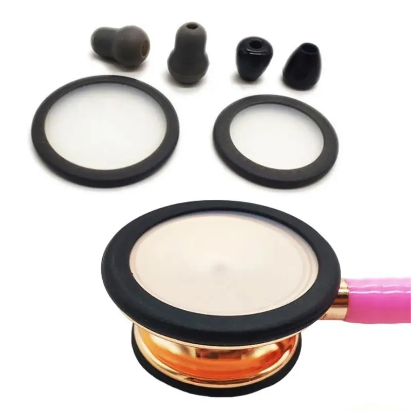 

D0AB Diaphragms Silicone Earplugs Replacement for Stethoscope Noise Reduction