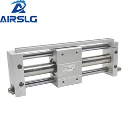 Three rod guide rail long stroke Magnetically Coupled rodless cylinder CDY1L10-100 CY1L16-200 CDY1L20-300 25-400 32-500 40-600