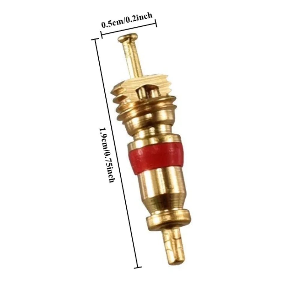 4PCS Valve core, pneumatic needle tire, universal pure copper valve core