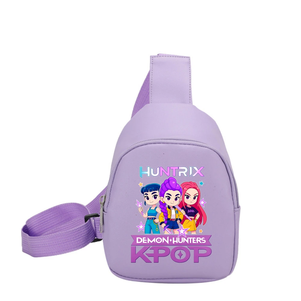 KPop شيطان الصيادين حقيبة كتف الموضة أنيمي الكرتون حقيبة كروسبودي Kawaii المحمولة المدمجة تخزين أكياس هدايا عيد الميلاد