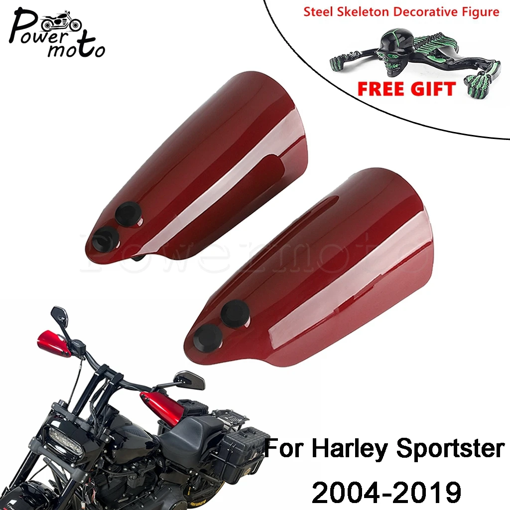 

Мотоциклетные поручни для Harley Sportster XL 1200 883 Iron Superlow Custom Low Nightster Seventy Two Red Защита рук 04-19